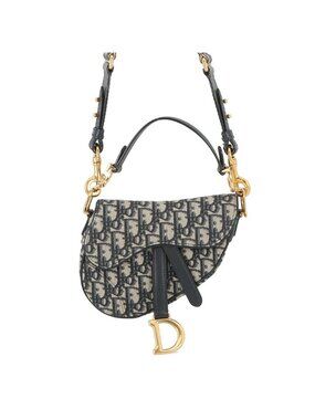 Dior Oak Saddle Bag Mini 2-Way Trotter